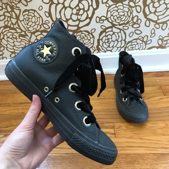 converse velvet laces